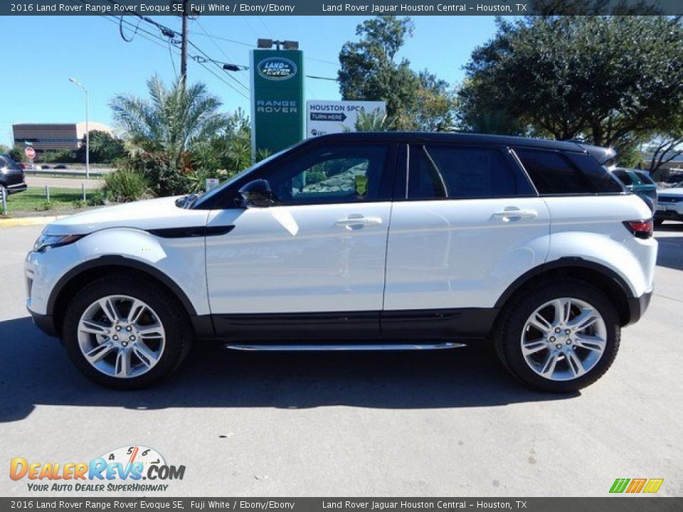 2016 Land Rover Range Rover Evoque SE Fuji White / Ebony/Ebony Photo #10