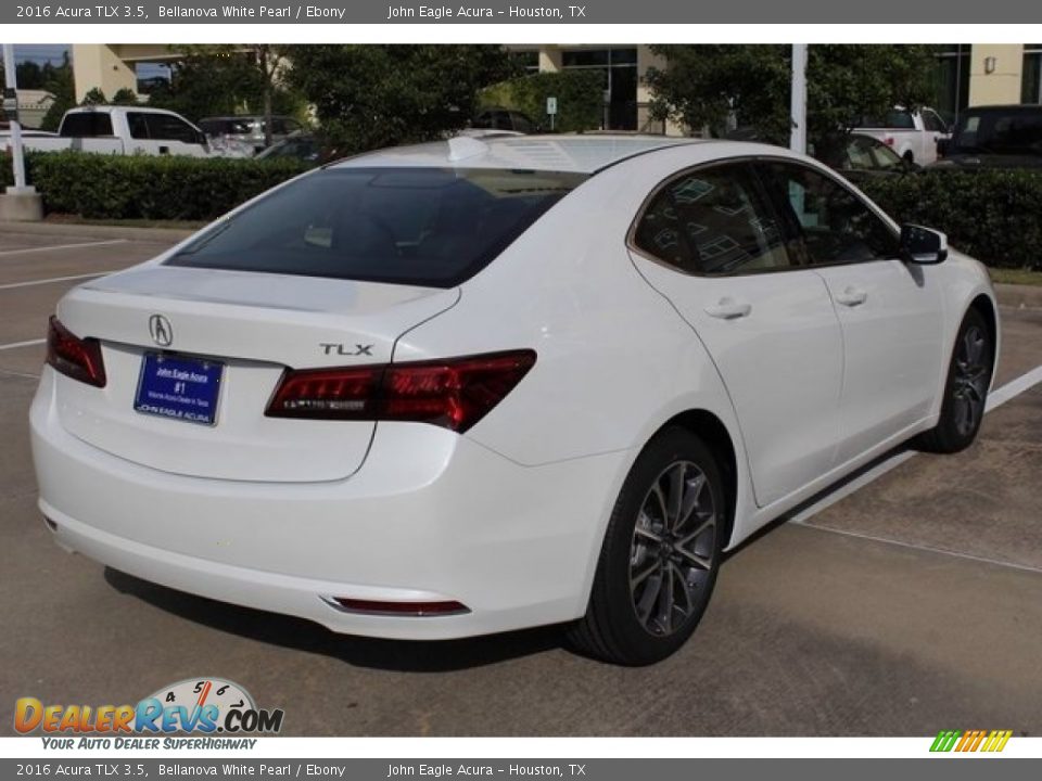 2016 Acura TLX 3.5 Bellanova White Pearl / Ebony Photo #7