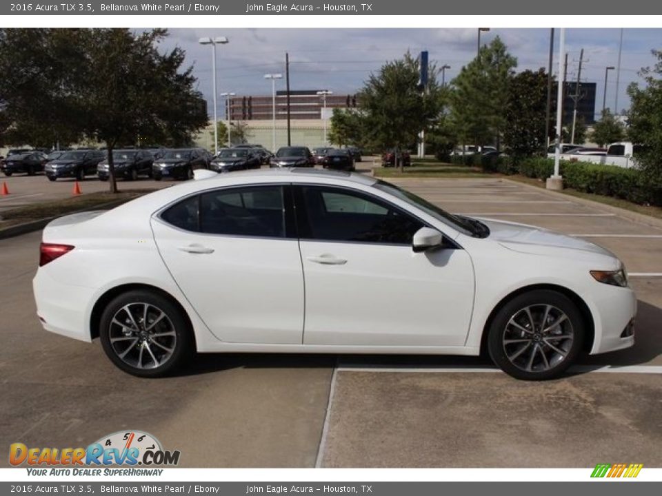 2016 Acura TLX 3.5 Bellanova White Pearl / Ebony Photo #8