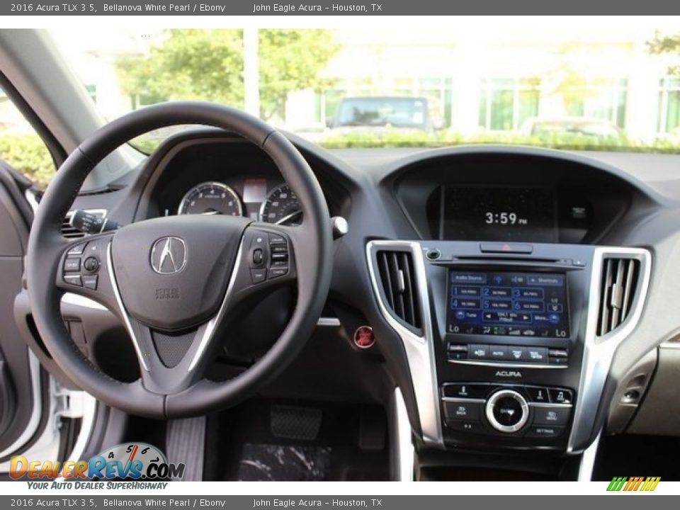 2016 Acura TLX 3.5 Bellanova White Pearl / Ebony Photo #9