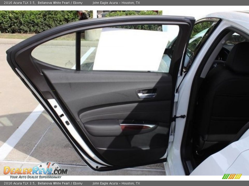 2016 Acura TLX 3.5 Bellanova White Pearl / Ebony Photo #14