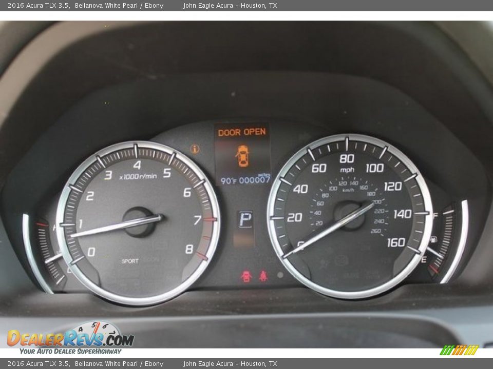 2016 Acura TLX 3.5 Bellanova White Pearl / Ebony Photo #24