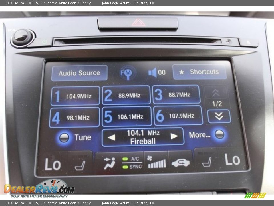 2016 Acura TLX 3.5 Bellanova White Pearl / Ebony Photo #28