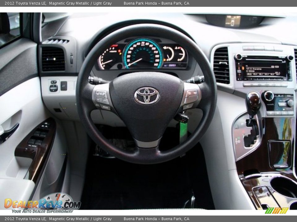 2012 Toyota Venza LE Magnetic Gray Metallic / Light Gray Photo #5
