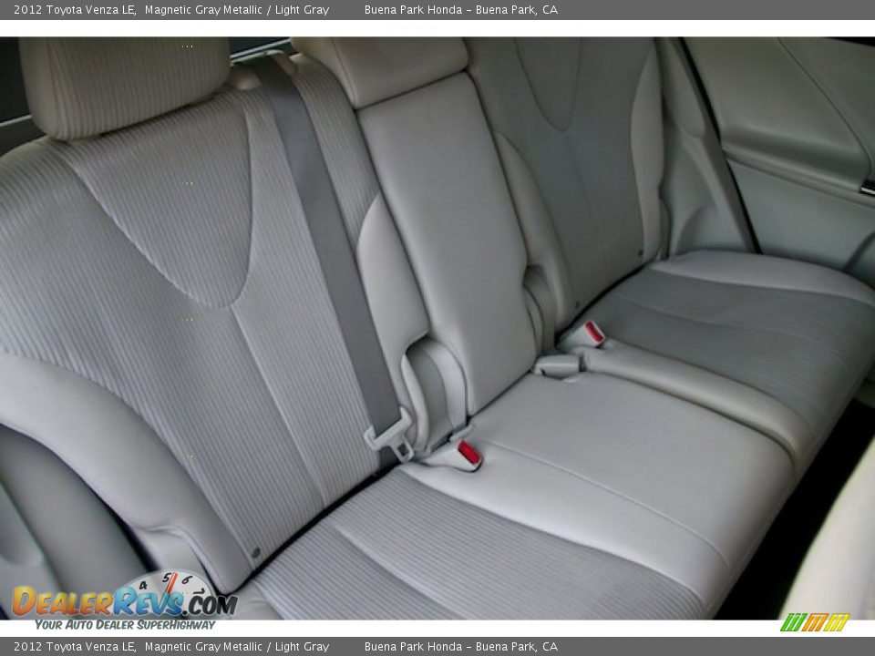 2012 Toyota Venza LE Magnetic Gray Metallic / Light Gray Photo #16