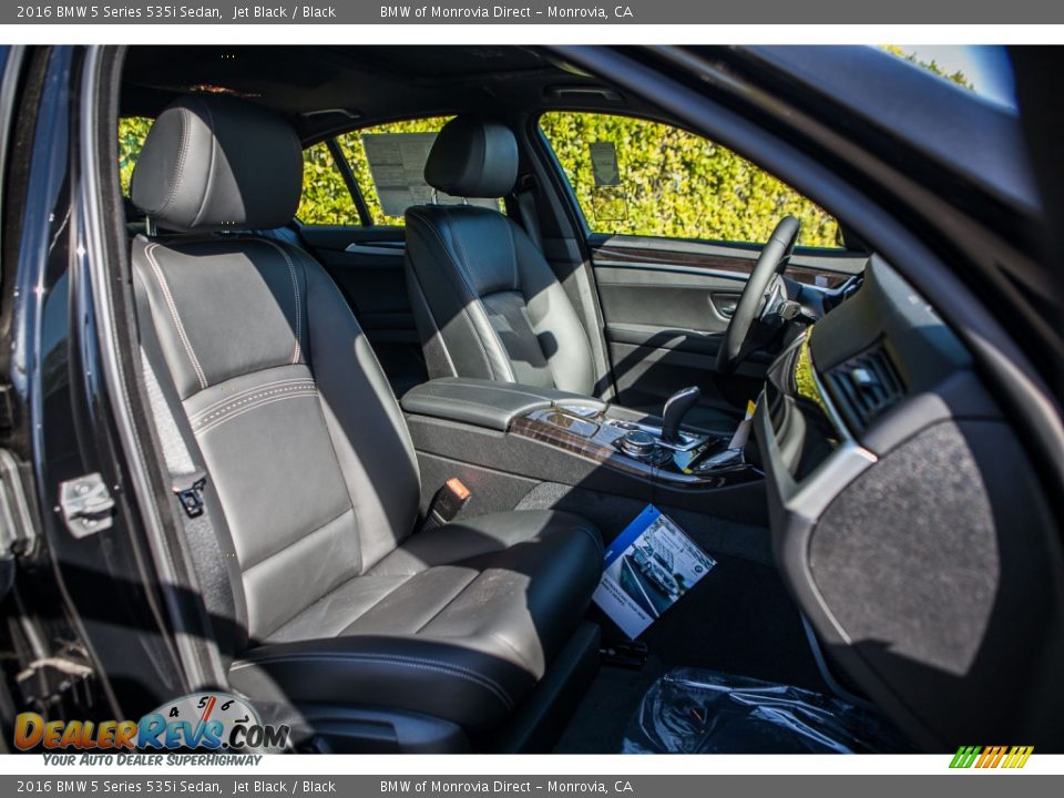 2016 BMW 5 Series 535i Sedan Jet Black / Black Photo #2