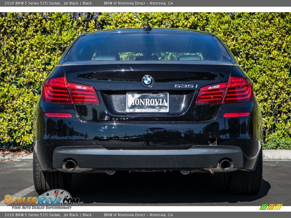 2016 BMW 5 Series 535i Sedan Jet Black / Black Photo #4