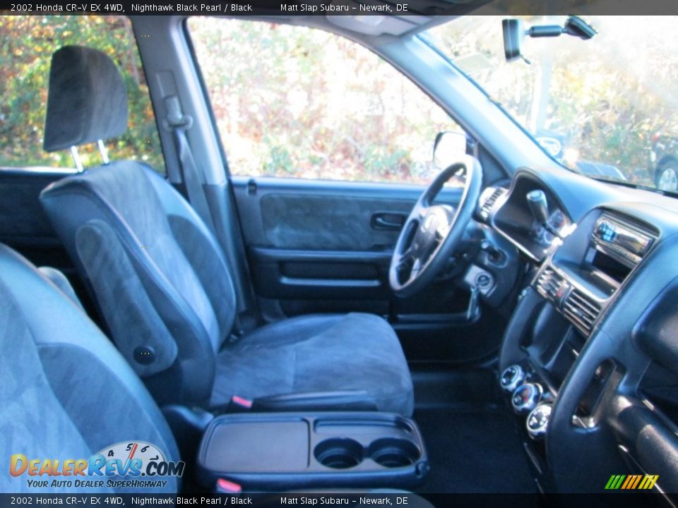 2002 Honda CR-V EX 4WD Nighthawk Black Pearl / Black Photo #16