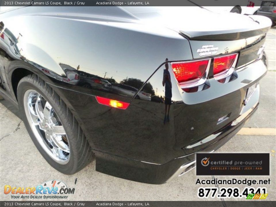 2013 Chevrolet Camaro LS Coupe Black / Gray Photo #5