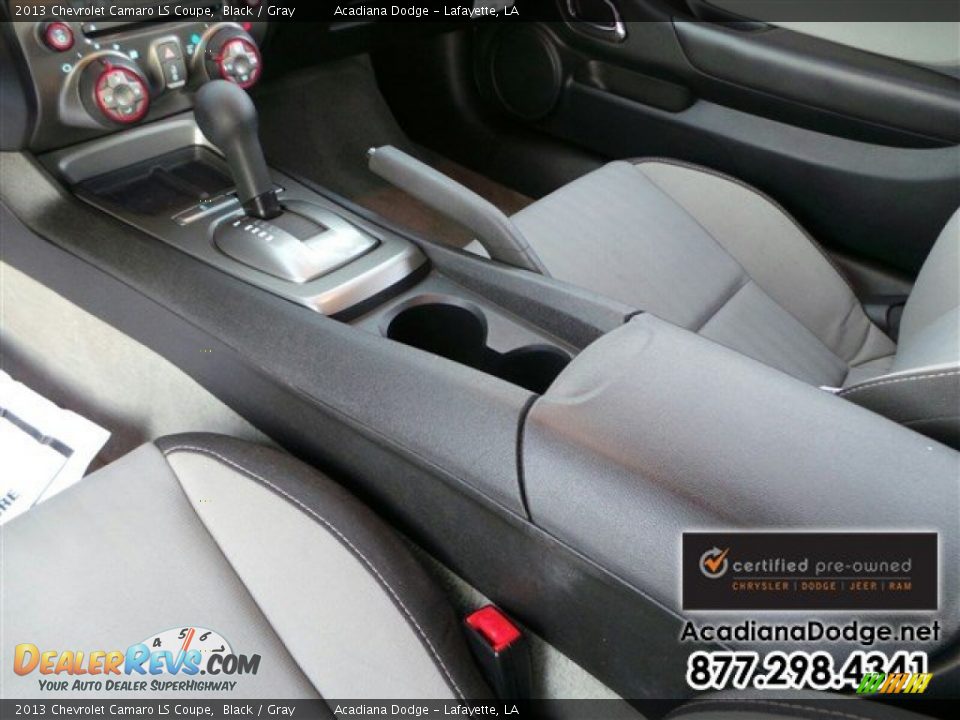 2013 Chevrolet Camaro LS Coupe Black / Gray Photo #21