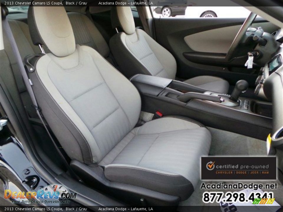 2013 Chevrolet Camaro LS Coupe Black / Gray Photo #23
