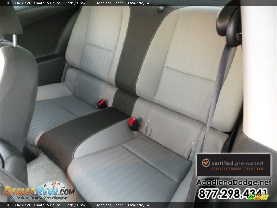 2013 Chevrolet Camaro LS Coupe Black / Gray Photo #26