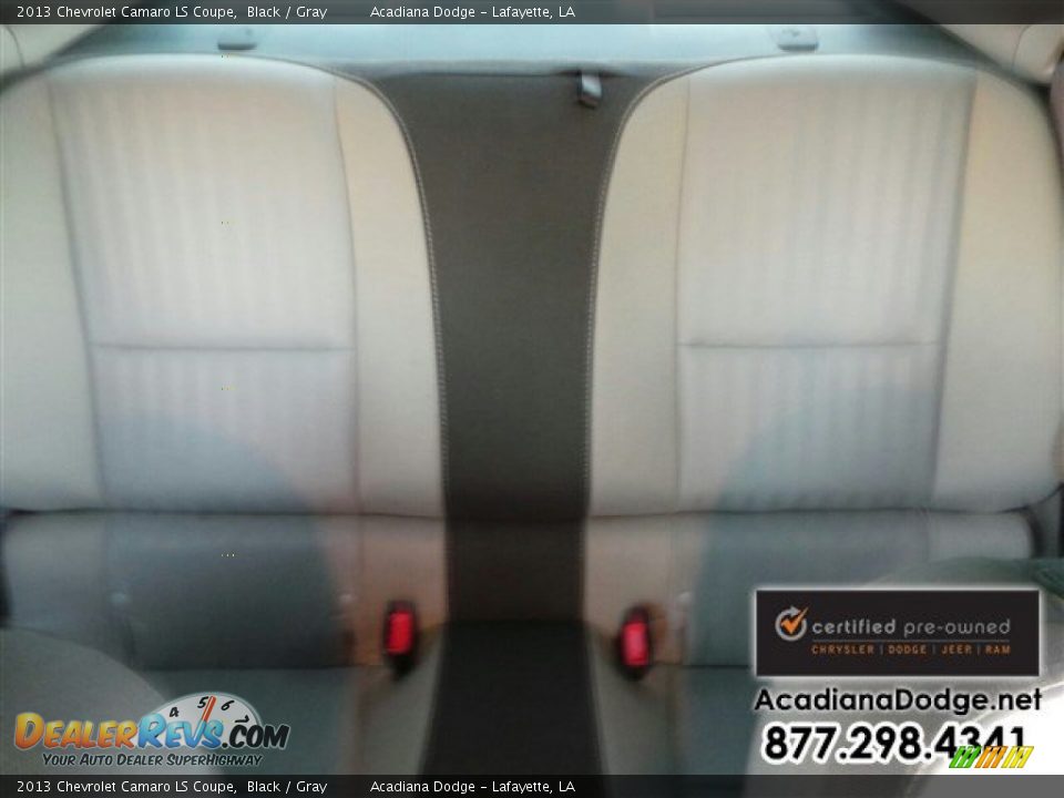 2013 Chevrolet Camaro LS Coupe Black / Gray Photo #27