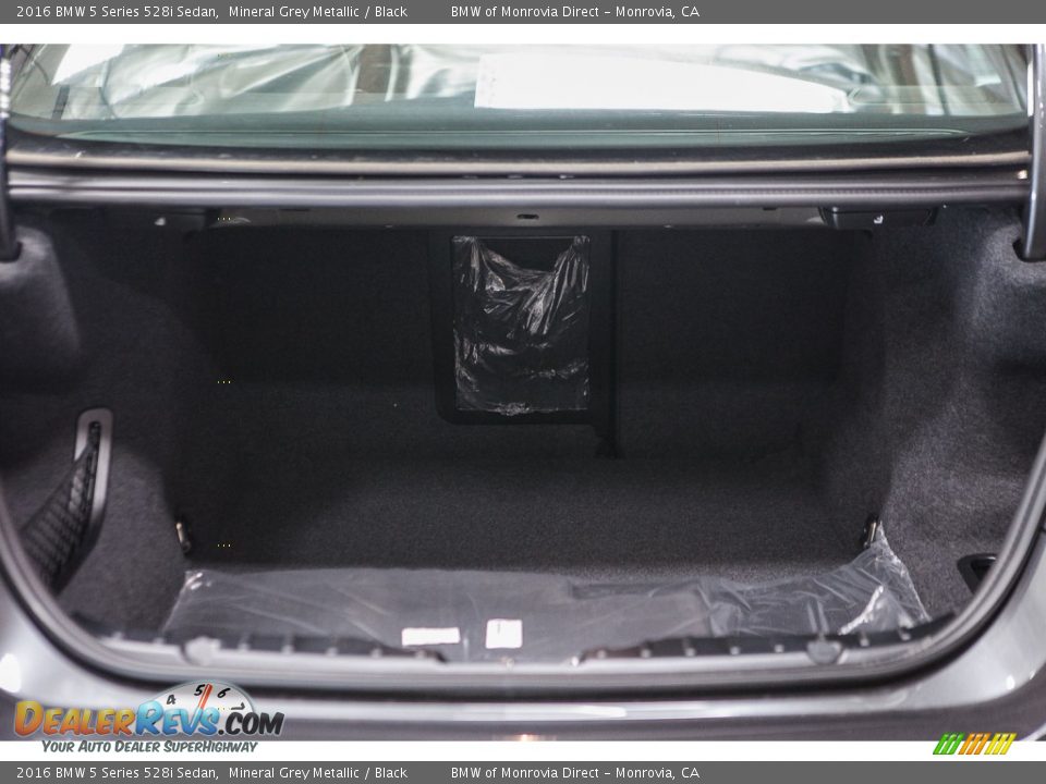 2016 BMW 5 Series 528i Sedan Mineral Grey Metallic / Black Photo #4