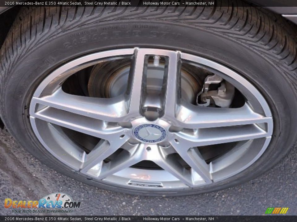 2016 Mercedes-Benz E 350 4Matic Sedan Steel Grey Metallic / Black Photo #5