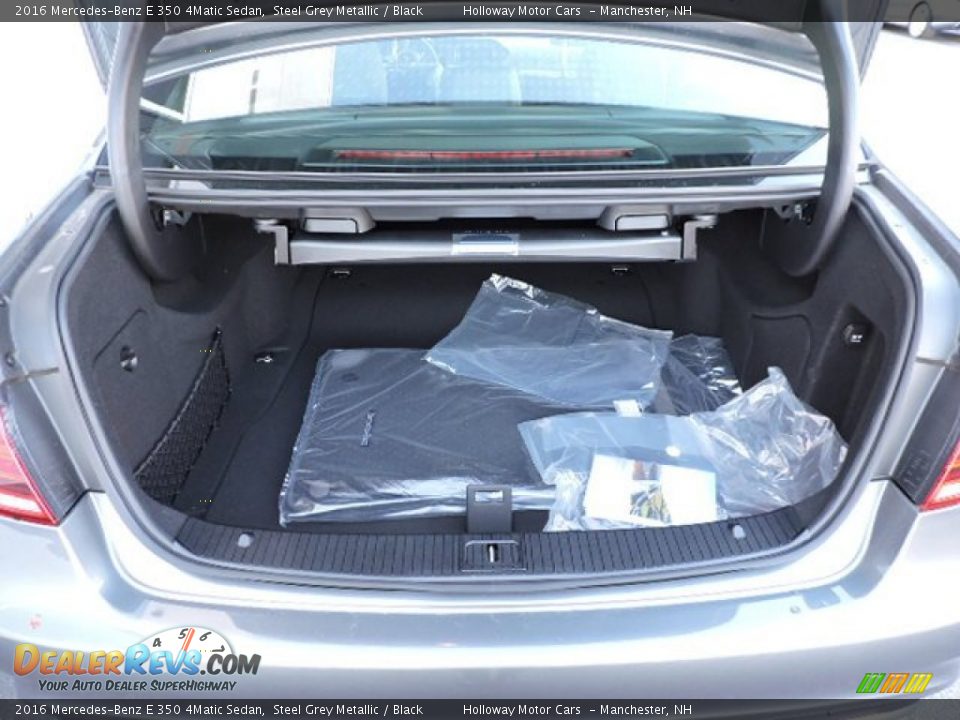 2016 Mercedes-Benz E 350 4Matic Sedan Steel Grey Metallic / Black Photo #6