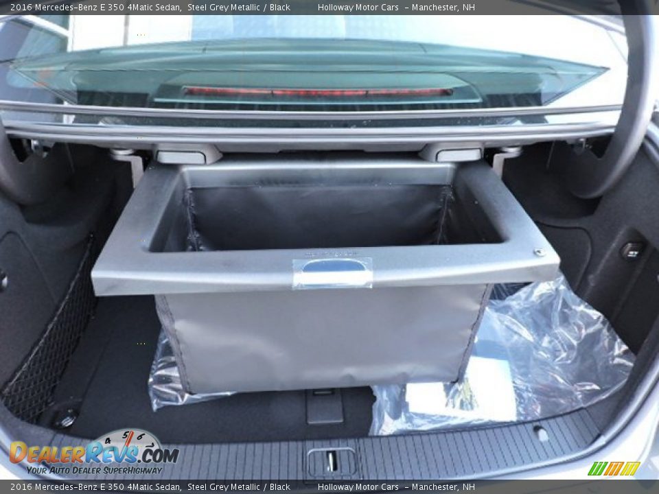 2016 Mercedes-Benz E 350 4Matic Sedan Steel Grey Metallic / Black Photo #7