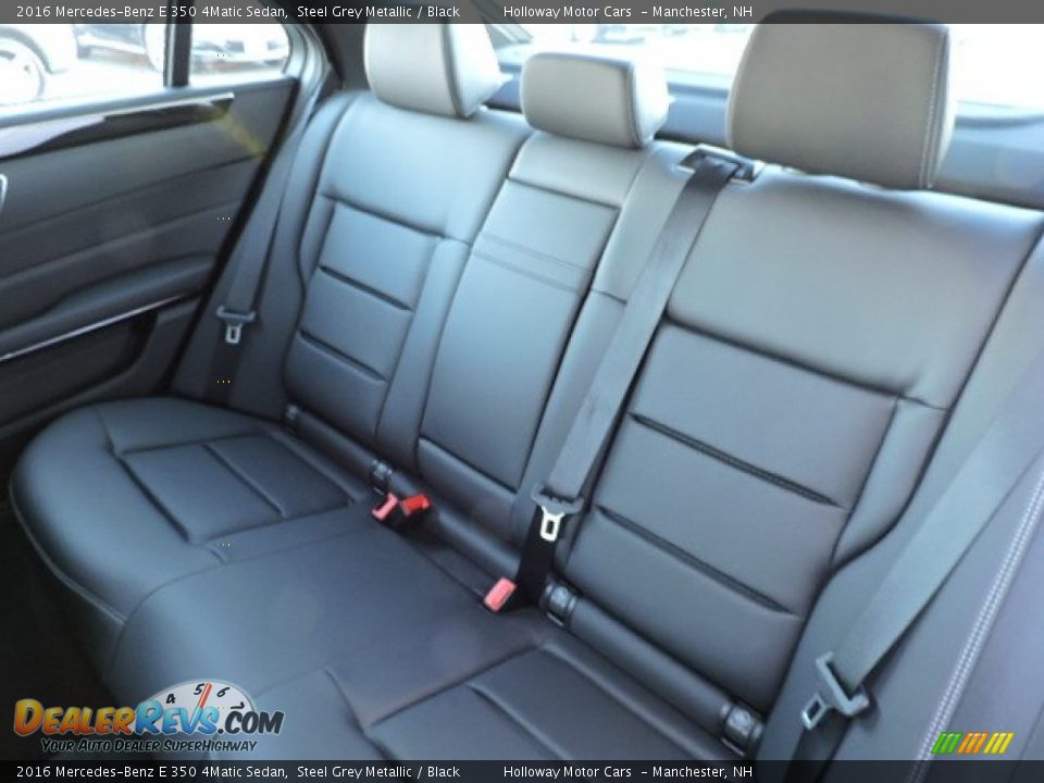 2016 Mercedes-Benz E 350 4Matic Sedan Steel Grey Metallic / Black Photo #8