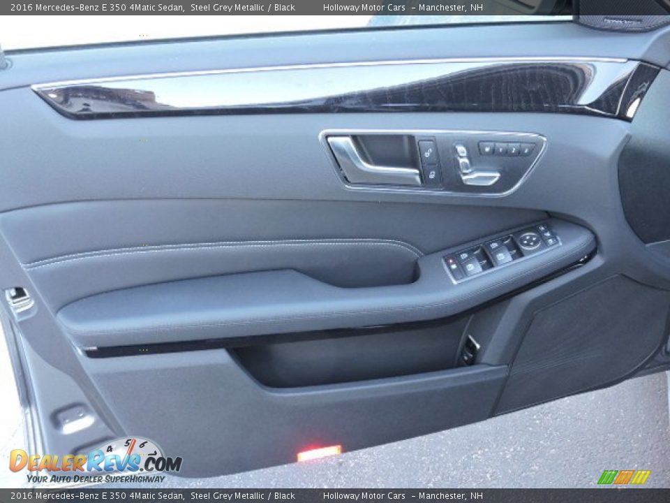 2016 Mercedes-Benz E 350 4Matic Sedan Steel Grey Metallic / Black Photo #12