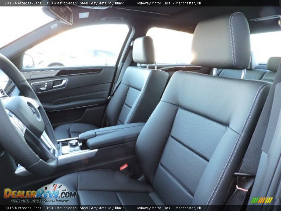 2016 Mercedes-Benz E 350 4Matic Sedan Steel Grey Metallic / Black Photo #13
