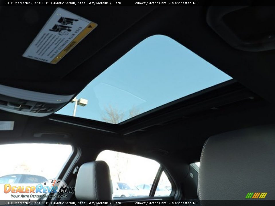 2016 Mercedes-Benz E 350 4Matic Sedan Steel Grey Metallic / Black Photo #14