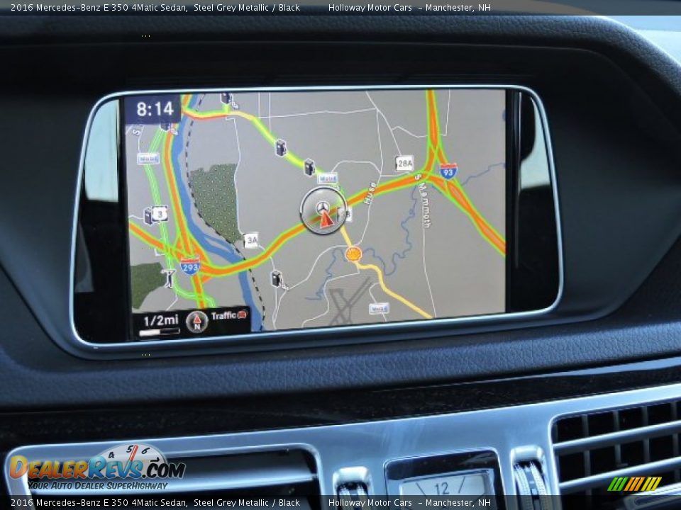 2016 Mercedes-Benz E 350 4Matic Sedan Steel Grey Metallic / Black Photo #15