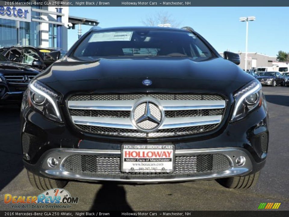 2016 Mercedes-Benz GLA 250 4Matic Night Black / Brown Photo #2
