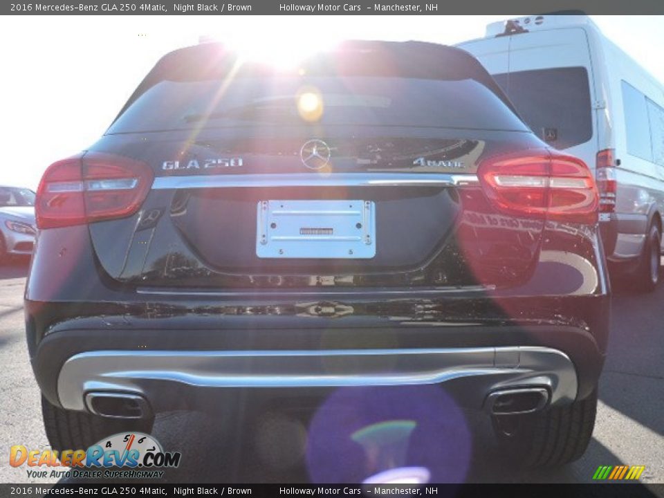 2016 Mercedes-Benz GLA 250 4Matic Night Black / Brown Photo #3