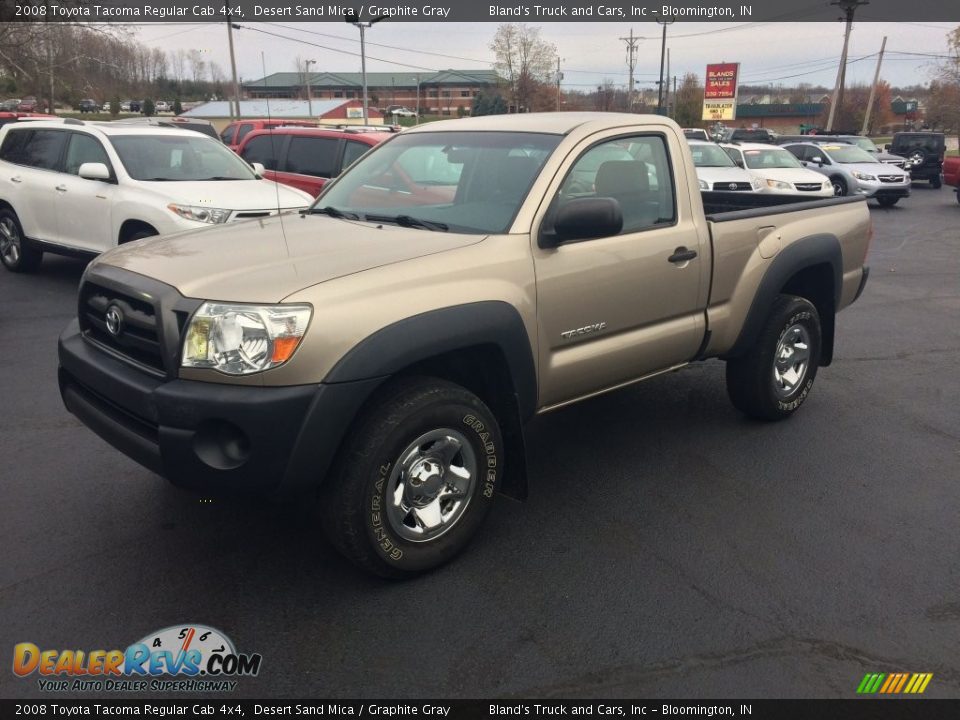Front 3/4 View of 2008 Toyota Tacoma Regular Cab 4x4 Photo #4