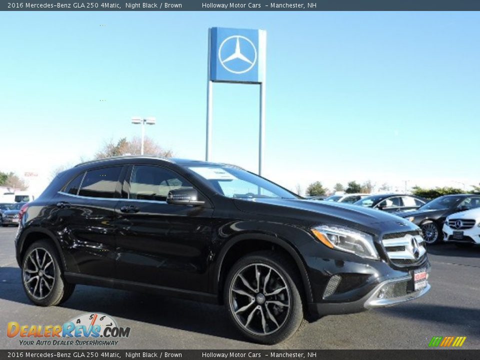 2016 Mercedes-Benz GLA 250 4Matic Night Black / Brown Photo #4