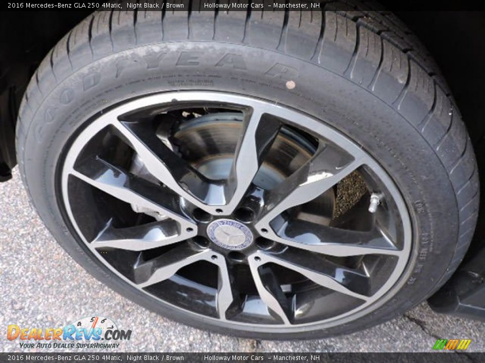 2016 Mercedes-Benz GLA 250 4Matic Night Black / Brown Photo #5
