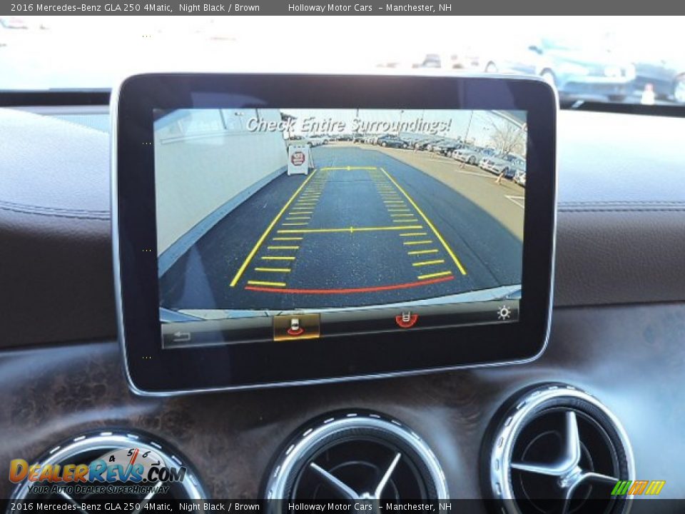 2016 Mercedes-Benz GLA 250 4Matic Night Black / Brown Photo #14