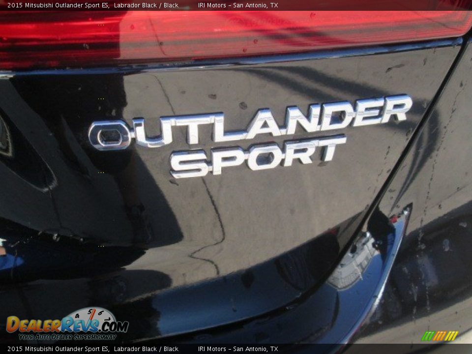 2015 Mitsubishi Outlander Sport ES Labrador Black / Black Photo #11