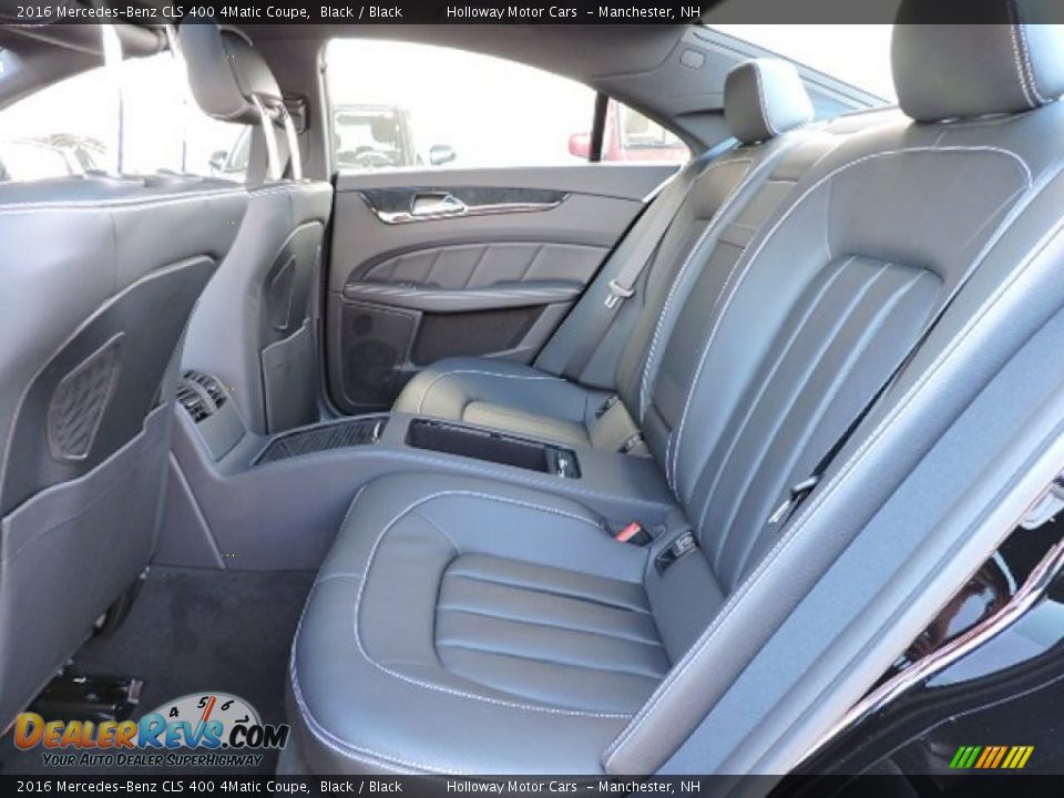 Rear Seat of 2016 Mercedes-Benz CLS 400 4Matic Coupe Photo #11