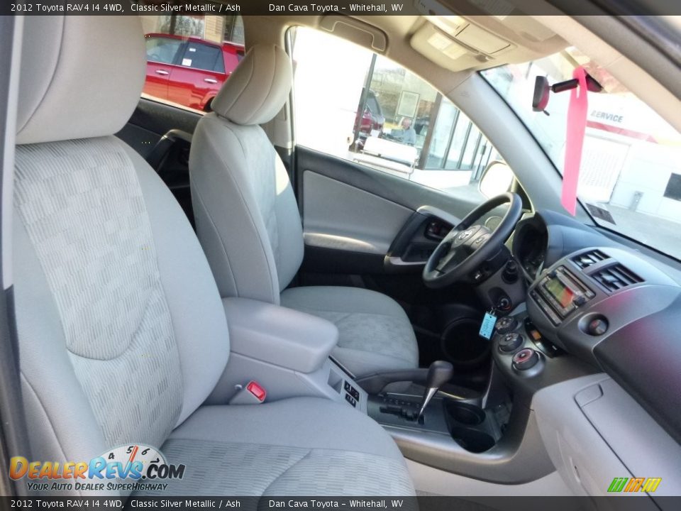2012 Toyota RAV4 I4 4WD Classic Silver Metallic / Ash Photo #3