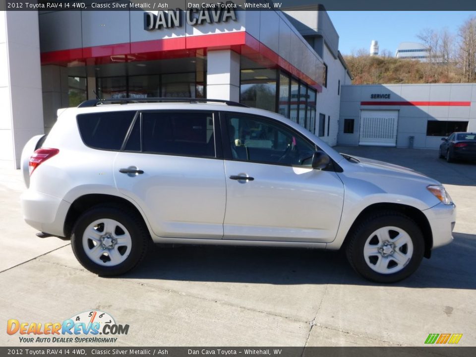 2012 Toyota RAV4 I4 4WD Classic Silver Metallic / Ash Photo #6