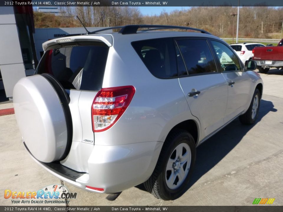 2012 Toyota RAV4 I4 4WD Classic Silver Metallic / Ash Photo #7