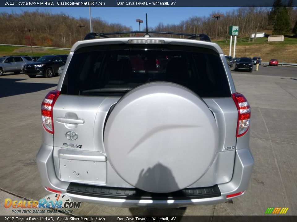 2012 Toyota RAV4 I4 4WD Classic Silver Metallic / Ash Photo #8