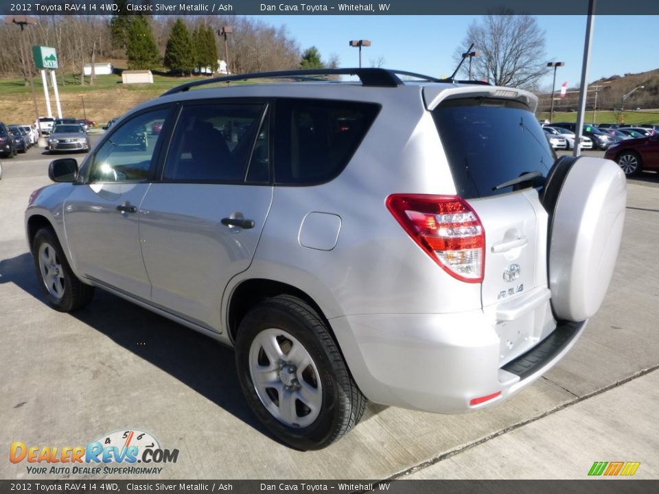 2012 Toyota RAV4 I4 4WD Classic Silver Metallic / Ash Photo #9