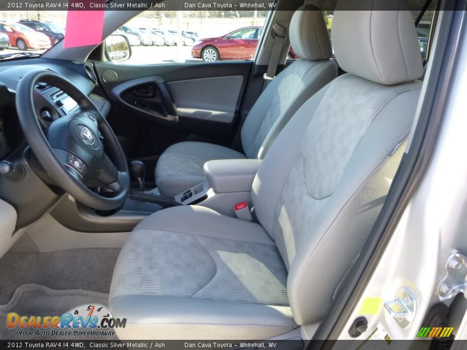 2012 Toyota RAV4 I4 4WD Classic Silver Metallic / Ash Photo #13