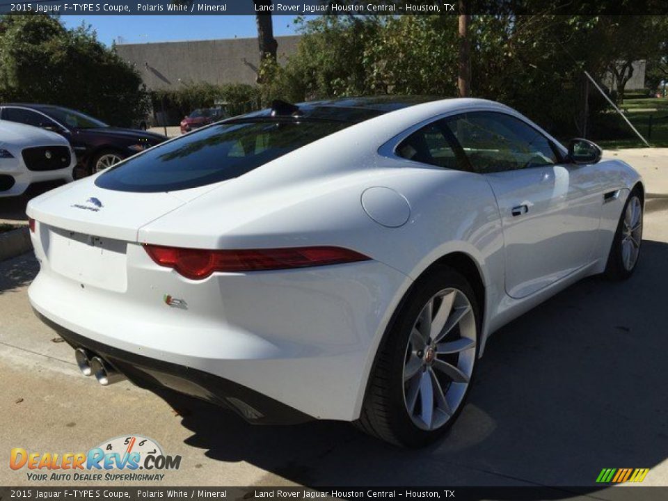 2015 Jaguar F-TYPE S Coupe Polaris White / Mineral Photo #11