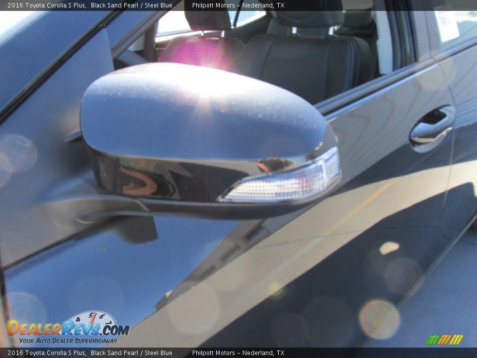 2016 Toyota Corolla S Plus Black Sand Pearl / Steel Blue Photo #12