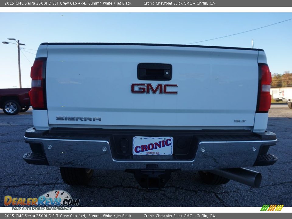 2015 GMC Sierra 2500HD SLT Crew Cab 4x4 Summit White / Jet Black Photo #6