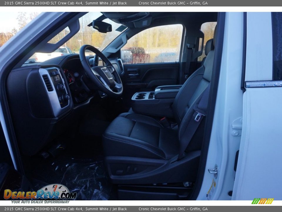 2015 GMC Sierra 2500HD SLT Crew Cab 4x4 Summit White / Jet Black Photo #9
