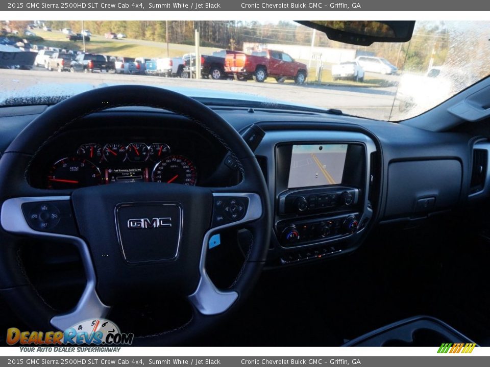 2015 GMC Sierra 2500HD SLT Crew Cab 4x4 Summit White / Jet Black Photo #10