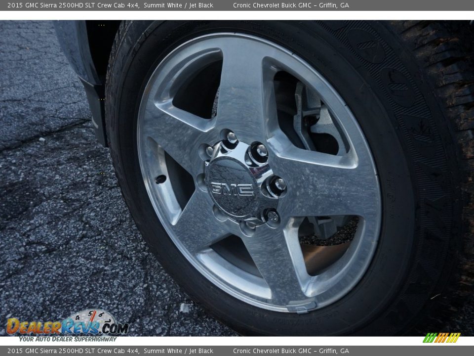 2015 GMC Sierra 2500HD SLT Crew Cab 4x4 Summit White / Jet Black Photo #11