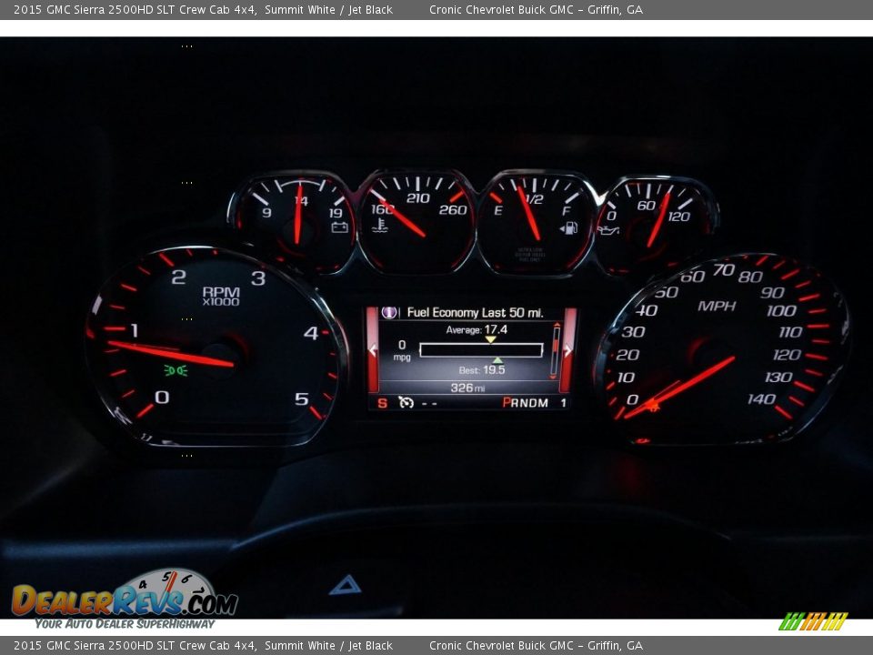 2015 GMC Sierra 2500HD SLT Crew Cab 4x4 Summit White / Jet Black Photo #15