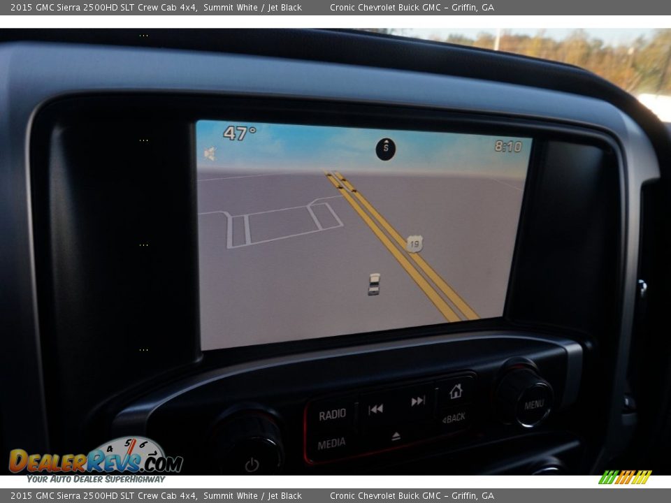 2015 GMC Sierra 2500HD SLT Crew Cab 4x4 Summit White / Jet Black Photo #16