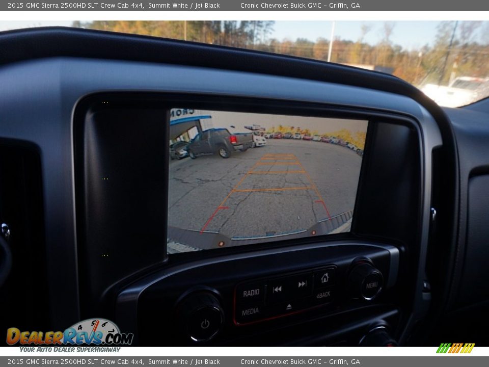 2015 GMC Sierra 2500HD SLT Crew Cab 4x4 Summit White / Jet Black Photo #17