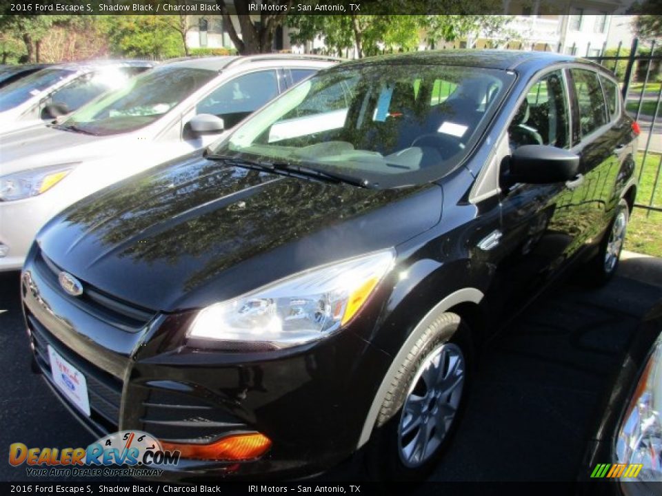 2016 Ford Escape S Shadow Black / Charcoal Black Photo #2